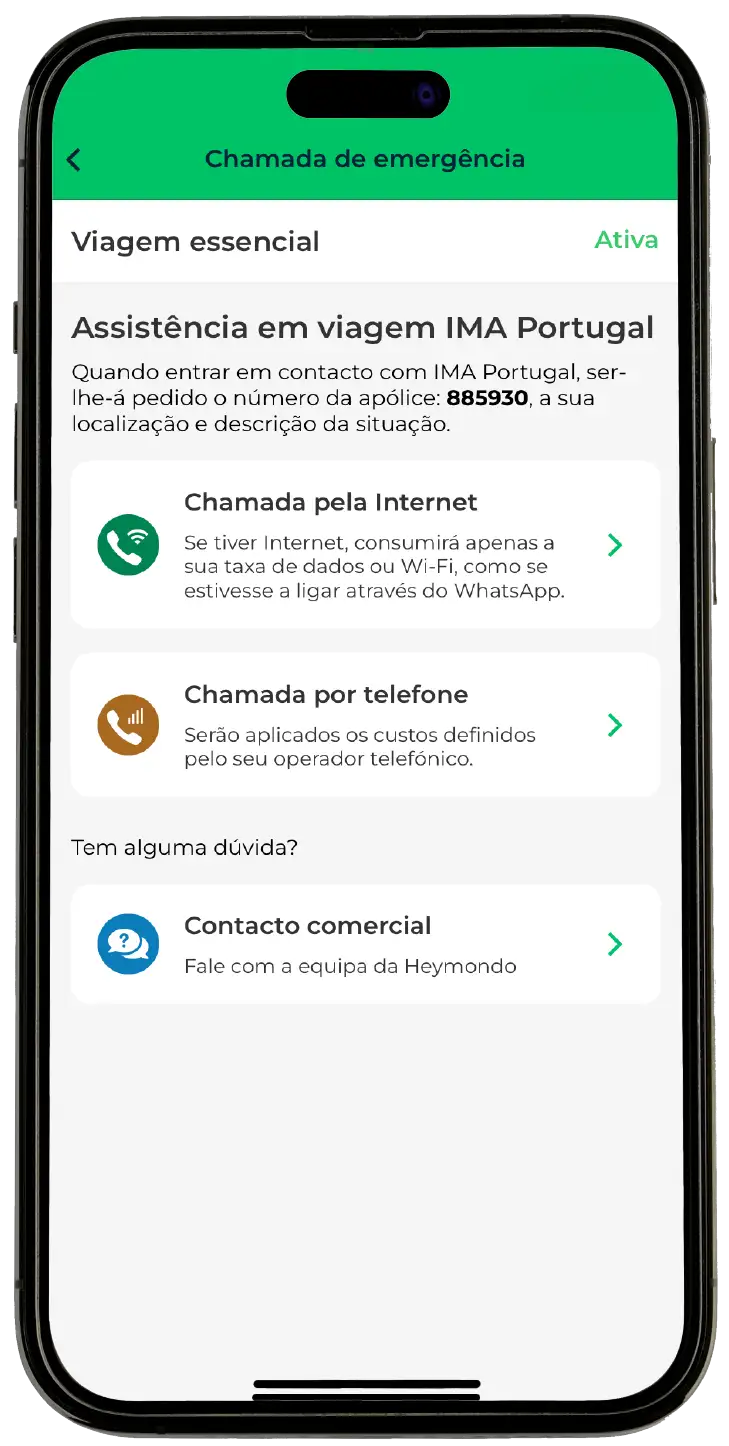 Seguro de viagem App