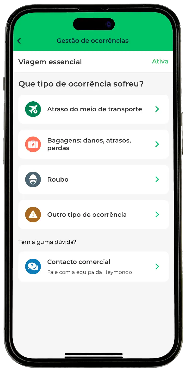 Seguro de viagem App