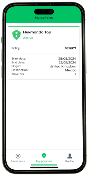Travel insurance App