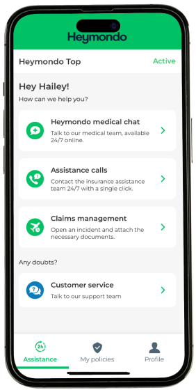 Travel insurance App